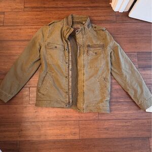 Levi's Khaki Green Quilted Jacket